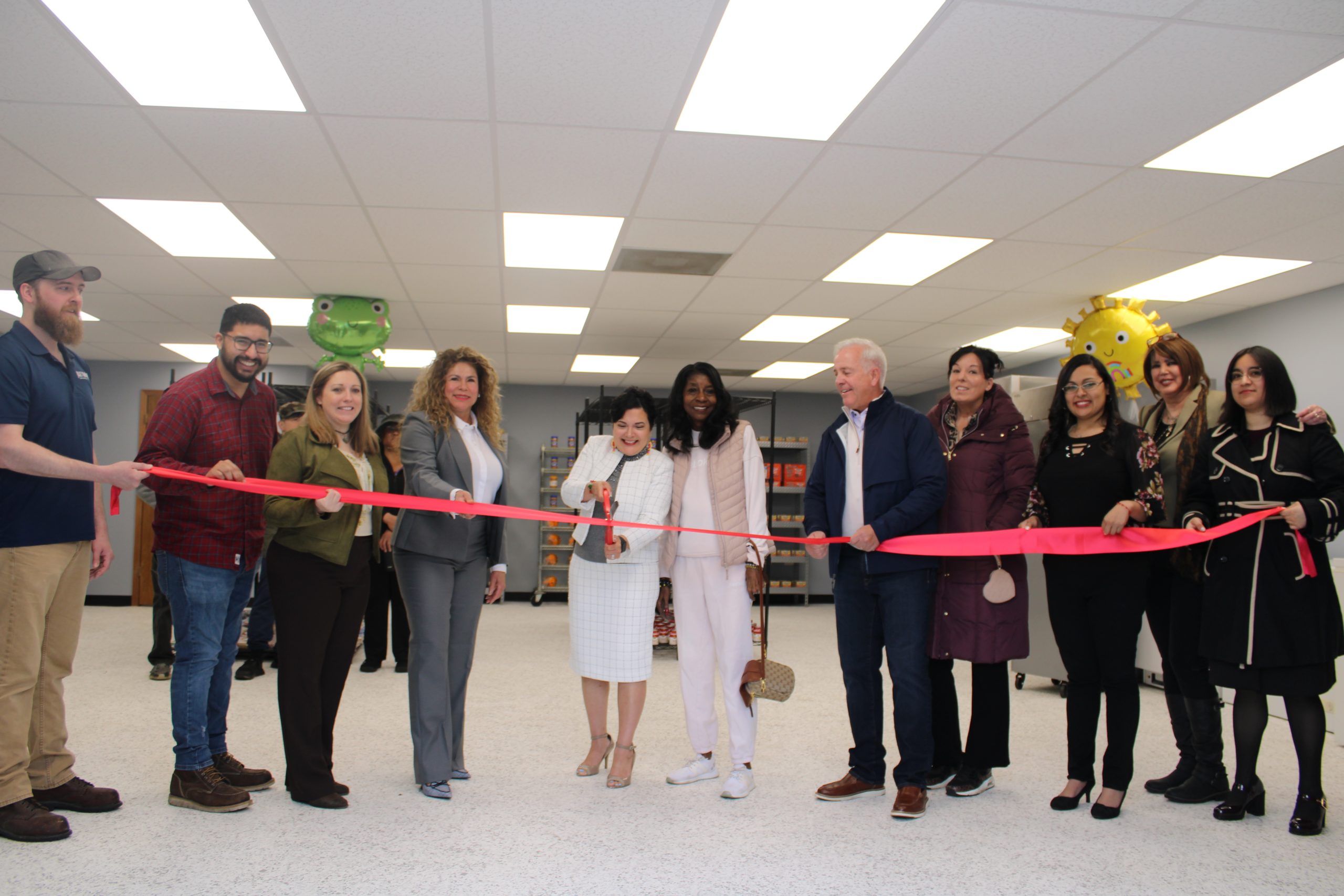 Joliet Township Hosts Ribbon-Cutting at Renovated Forest Park Community Center Food Pantry