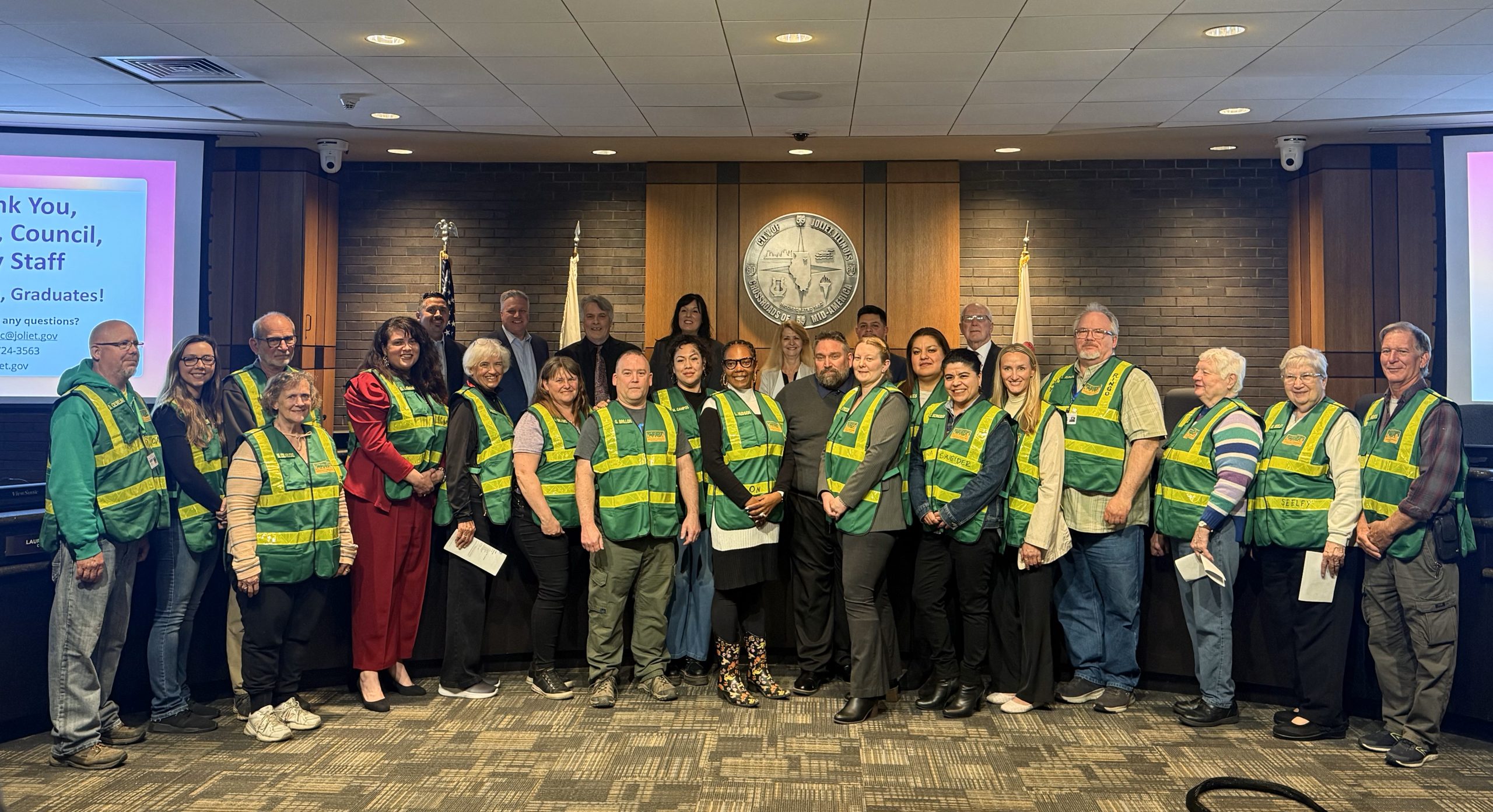 Joliet Township CVI Team Recognized as Part of City’s First CERT Graduating Class